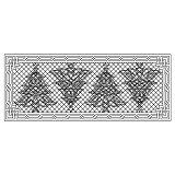 celtic tablerunner applique ver